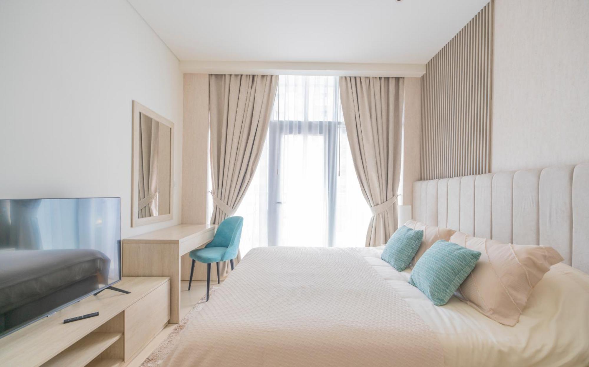 Studio With Pool And Private Beach Access On Palm Jumeirah Dubai Eksteriør billede