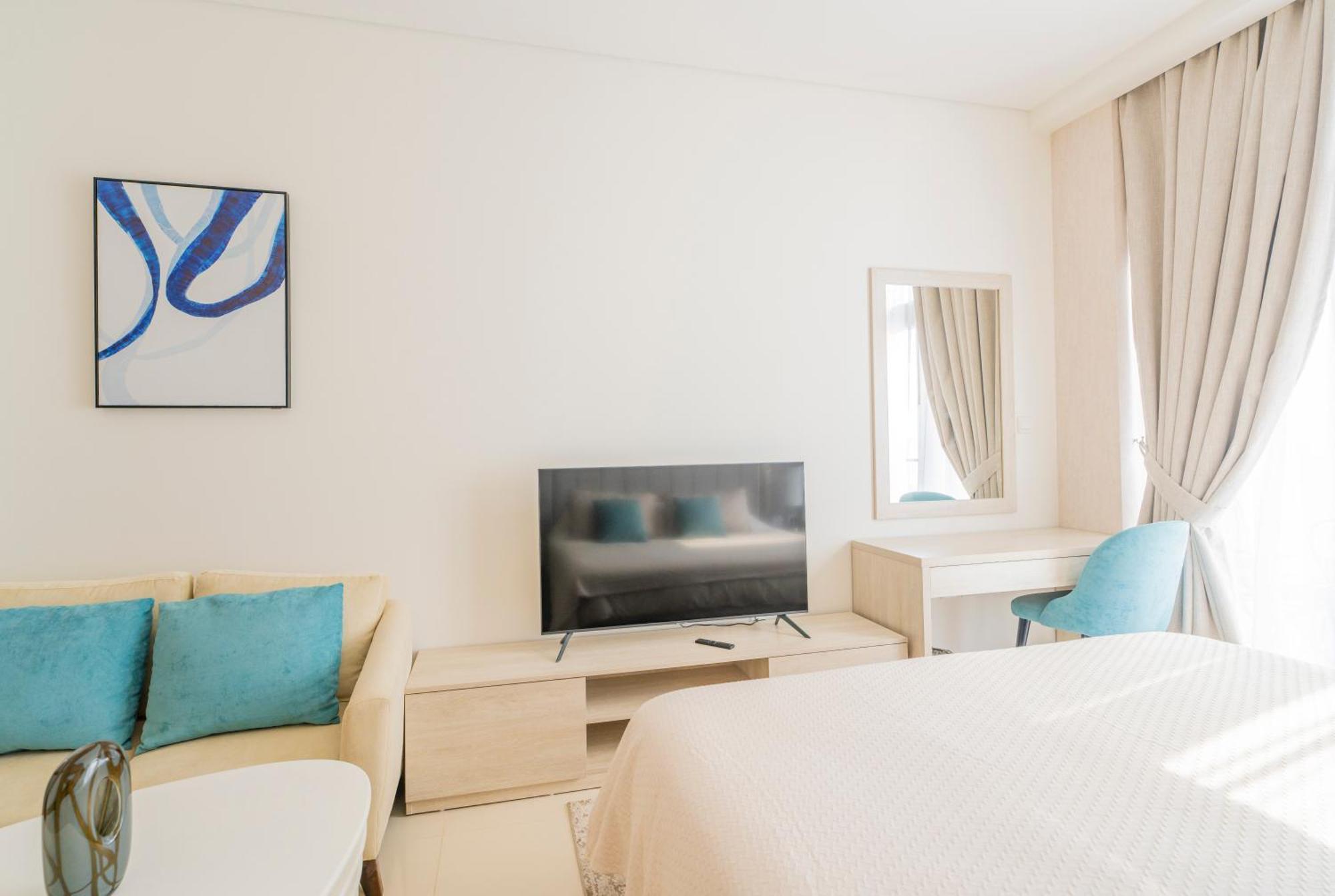 Studio With Pool And Private Beach Access On Palm Jumeirah Dubai Eksteriør billede