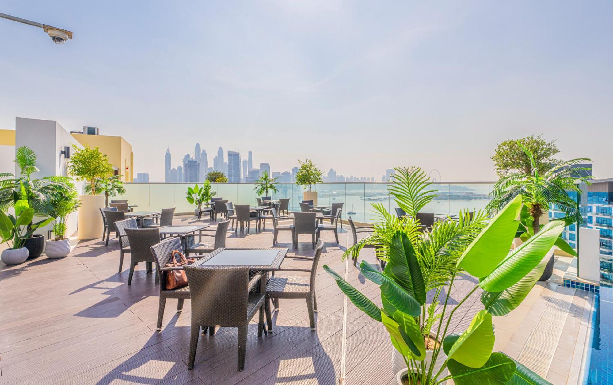 Studio With Pool And Private Beach Access On Palm Jumeirah Dubai Eksteriør billede