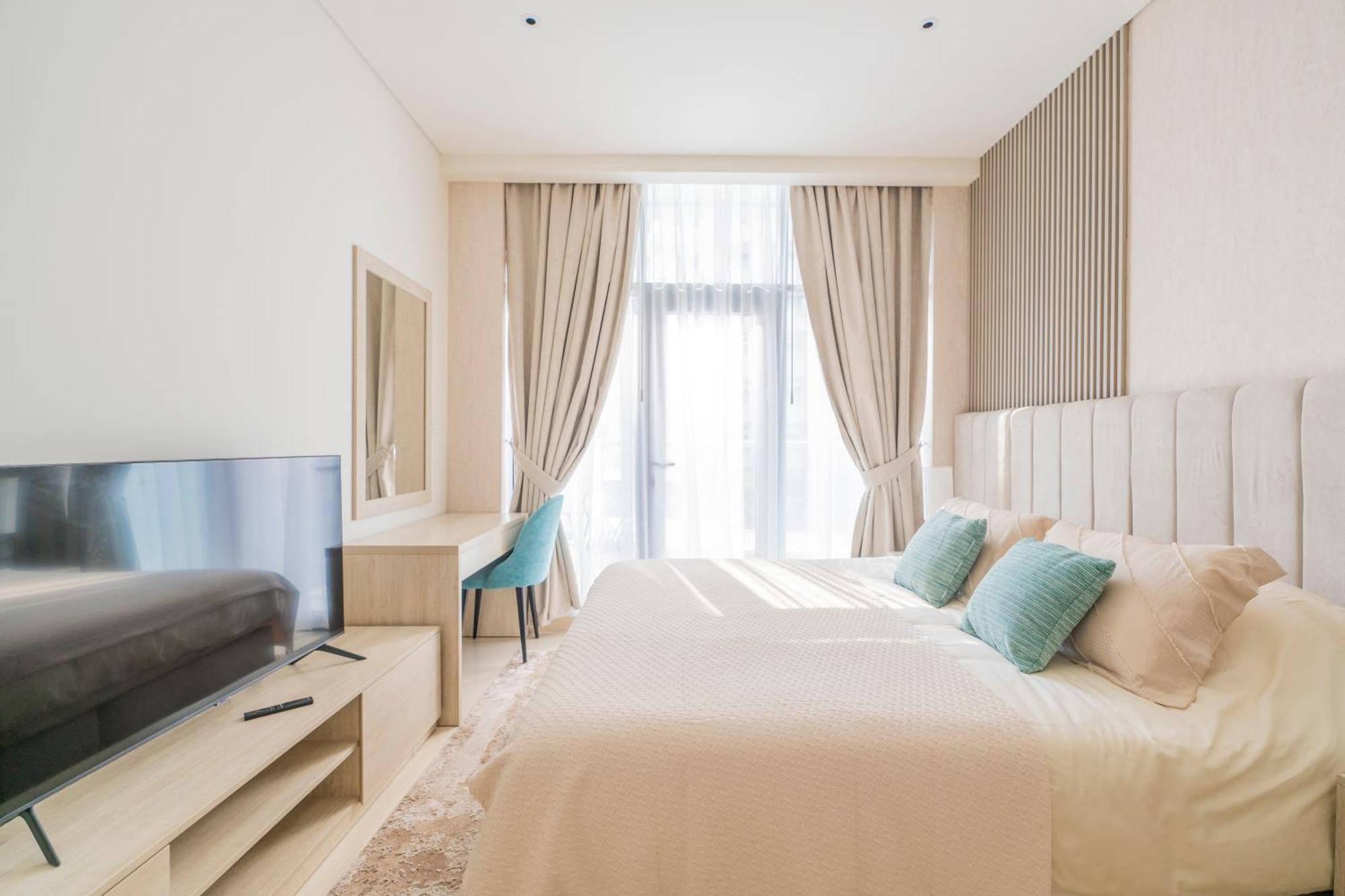 Studio With Pool And Private Beach Access On Palm Jumeirah Dubai Eksteriør billede