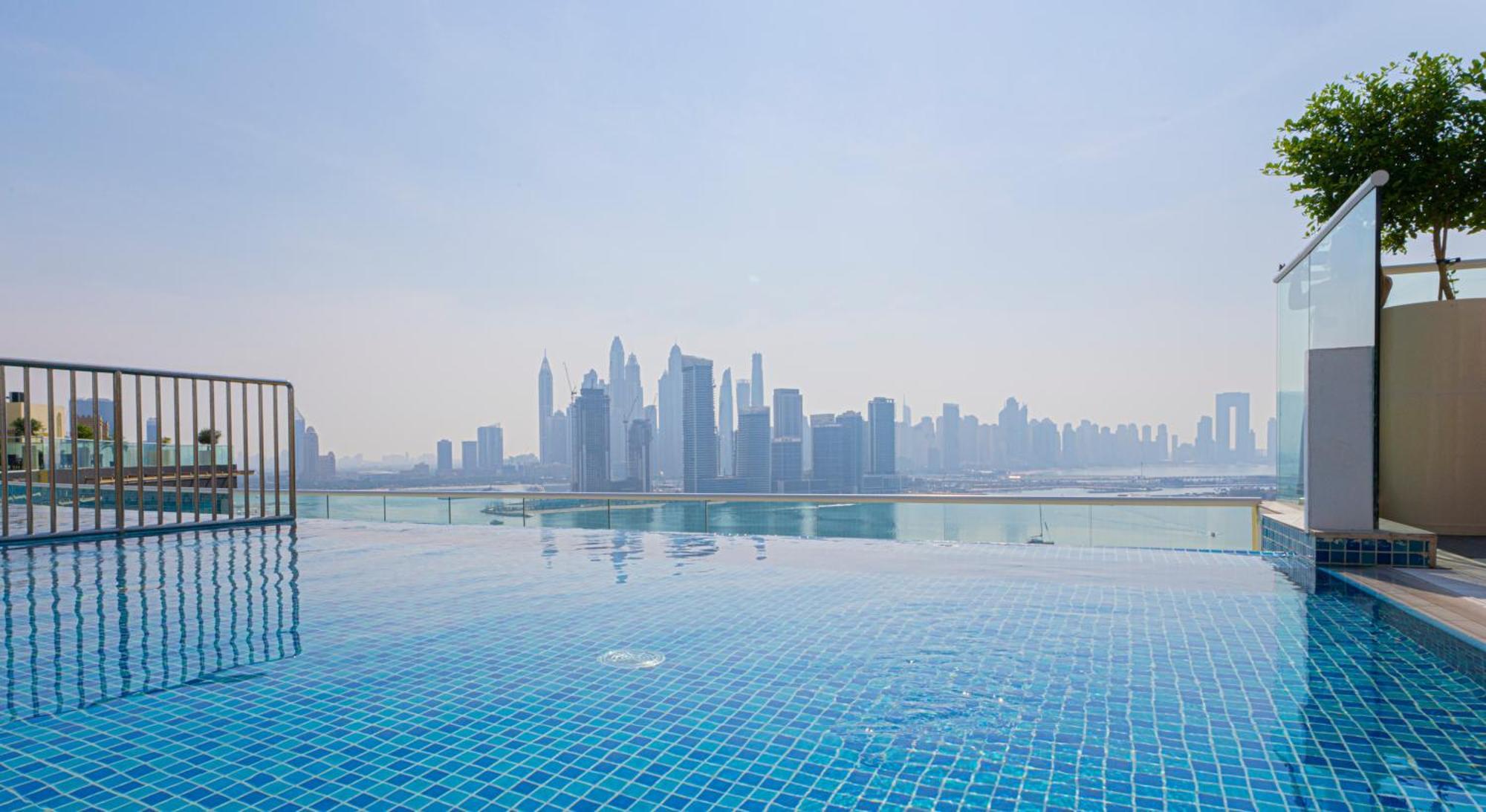 Studio With Pool And Private Beach Access On Palm Jumeirah Dubai Eksteriør billede